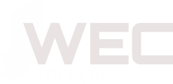 Logo wec locações de usina de concreto rodape